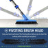 EVERSPROUT Grout Cleaning Brush Scrubber, Stiff V-Shaped Scrub Bristles Built for Corners & Tough Grime, Swivel Scrub