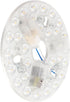 5.3 Inch 15W 3CCT 3000K 4200K 6500K Dioche Ceiling Fan LED Light Replacement Round Retrofit Kit Aluminum PC Warm