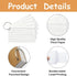 Wenscis 3000 3x5 Inch Pcs White Index Cards Bulk with Rings, Flash Cards with Holder for Studying, Notecards Lined