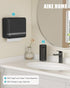 200 Commercial,Black(Folded 9.0" 3.5" AIKE Sheets Multifold Wall Mount Paper Towel Dispenser,with Lock for Home