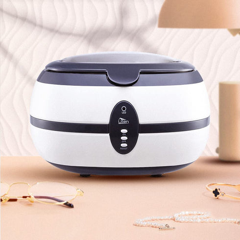 Ultrasonic Jewelry Cleaner, 40kHz Professional Cleaner Machine with Carry Holder and Cleaning Basket for Jewelry,