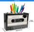 YXQ Fun Tape Dispenser, Unique Novelty Pen Dispenser, Cool Retro Desk Accessories, Gray