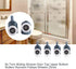 TOPINCN Shower Door Rollers - 8 Pcs Twin Bottom Top Pulleys Wheels Runners Replacement Kit for Bathroom