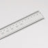 Film Flexible Ruler 60cm, 0.1mm Scale with R Angle & Width Lines, PET Plastic Folding Straight Ruler Measuring Tool
