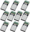 10PCS USB 3.1 Type C Connector, 24 Pins Male Plug Socket Receptacle Adapter for Solder Wire & Cable