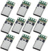 10PCS USB 3.1 Type C Connector, 24 Pins Male Plug Socket Receptacle Adapter for Solder Wire & Cable