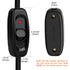 5 Pcs Inline Switch, Black Cord Appliance Button ON OFF for Lamp, Rated 10A 250V, Replacement Control Wiring