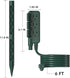HBN Outdoor Power Stake with 6FT Extension Cord, 3 Grounded Outlets Power Strip for Garden Decoration