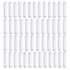 Magnetic Stirrer Mixer Stir Bar, 50Pcs 30mm PTFE Magnetic Stir Bar, White Color for Laboratory
