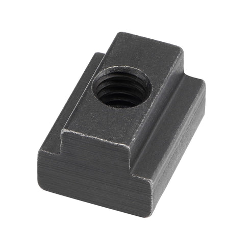 uxcell M6 8.8 10Pcs Thread T Slot Nuts, Alloy Steel Black Oxide Finish Grade Tapped Through Slot T-Nuts Furniture