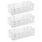 Eowpower 3Pcs Plastic Lab Test Tube Rack Storage Stand, Detachable for 30mm Test Tubes (21 Hole)