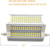 R7S 50W Dimmable LED Bulb, 6000K Cool White, Double Ended J118 4.64" LED Floodlight, 5000LM Equivalent, 200 Degree