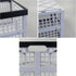 Tstorage 40 2-Pack L Plastic Folding Storage Crate, Collapsible Storage Crates