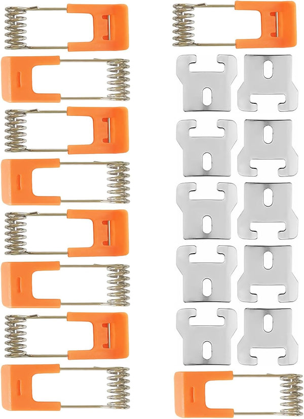 HONYURIS 10 Sets Downlight Panel Lamp Spring Clips Light Emitting Diode Recessed Lighting