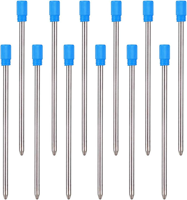 Penyeah D1/2.75" Ballpoint Pen Refills - 4-in-1 Stylus/Diamond Stylus/Lighted Tip Pen/Led Pen Light, 0.7mm Fine Point