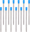Penyeah D1/2.75" Ballpoint Pen Refills - 4-in-1 Stylus/Diamond Stylus/Lighted Tip Pen/Led Pen Light, 0.7mm Fine Point