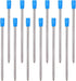 Penyeah D1/2.75" Ballpoint Pen Refills - 4-in-1 Stylus/Diamond Stylus/Lighted Tip Pen/Led Pen Light, 0.7mm Fine Point