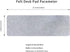 DawnTrees Felt Desk Pad, Keyboard Mat (35.5x12 Inches), Large Mouse Pad, Computer Desk Mat XL, Light Gray