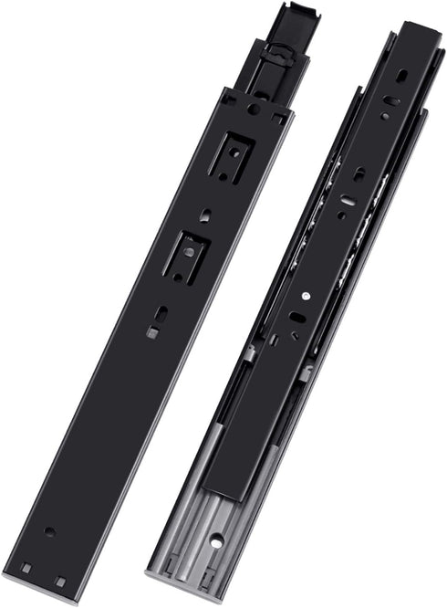KDDEON 1 Pair Home Drawer Slide with Soft/Self Closing,Silent Ball Bearing Full Extension