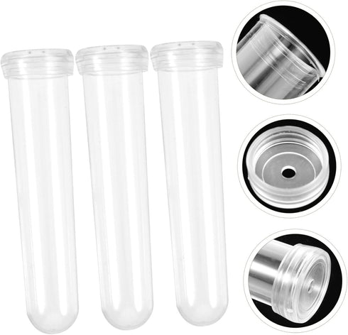 50Pcs GALPADA Flower Nutrition Tubes Portable Floral Water Containers for Fresh Flower Preservation Height for Roses