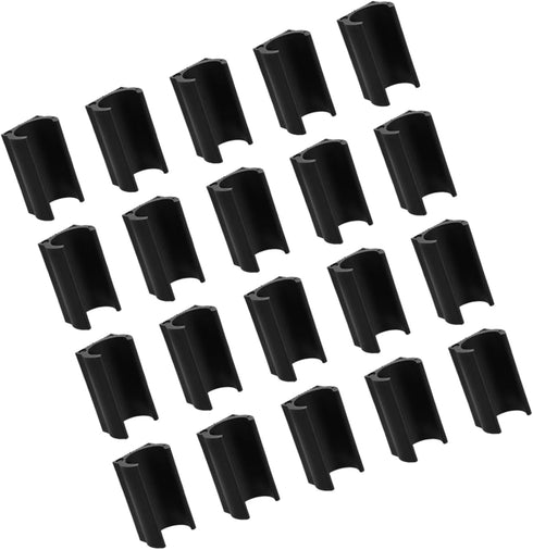 LIFKOME 20pcs U-Shaped Chair Leg Caps Plastic Furniture Feet Covers Non-Slip Floor Protectors