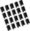 LIFKOME 20pcs U-Shaped Chair Leg Caps Plastic Furniture Feet Covers Non-Slip Floor Protectors