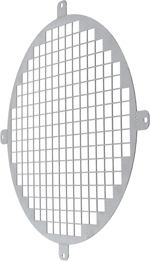 Repa Market 8" Galvanized Steel Round Crawl Space Vent Grid - Durable Metal Air Supply Exhaust Protection Mesh