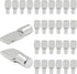 Piutouyar 7mm 30 Closet Shelf Pegs Pins, Pcs Spoon Shape Shelf Support Pins, Metal Cabinet Shelf Bracket Pegs Shelf