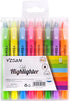 Journaling,8 20222 YISAN Bible Highlighters No Bleed,Gel Highlighter,Dry Highlighters,Crayon Marker Pens for Bible