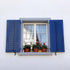6 6.5" Pcs Shutter Dog Fasteners Hardware, Black S Style Shutter Tieback Hardware for Windows Outside External Shutters