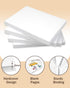Blank Hardcover Book A5 (6.2 x 8.3 Inch), 30 Pack Blank Books for Kids, 40 Pages Each for Writing and Sketching