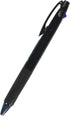 Uni Ballpoint Pen Jetstream 0.5mm, Black, Red, Blue Ink, Transparent Black (SXE340005T.24)