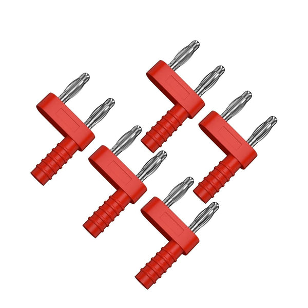 Qingdinu 16 PCS 4MM Banana Plug Connector Short Circuit Jumper 2 Revolution 1