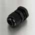 MGI SpeedWare 1/2" NPT Strain Relief Nylon Cord Grip, Black Plastic Grommet 5-Pack