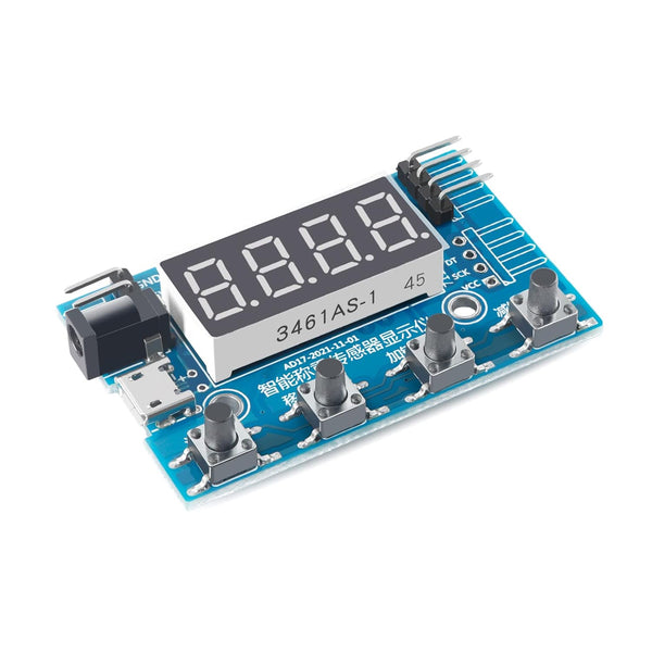 HX711 Digital Load Cell Module, 24 Bit Weight Sensor A/D Module with Display for Arduino Load Cell