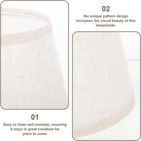 E27 Hemobllo Small Lamp Shades - Table Lamp Shade Fabric Lampshade Bedside Lamp Shade Pendant Light Shades Replacement