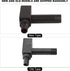Zerodis Black Copper Handle Washing Machine Faucet, Wall Mount Laundry Cold Water Tap with Built-in Bubbler