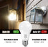 Bulb 7W E26 Bulbs 2 pack) Dusk to Dawn Light Smart Sensor LED Built-in Photosensor Detection with Auto Switch Outdoor