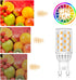 G9 LED Bulb Dimmable 4W, 40 Watt T4 Halogen Equivalent, 3000K Soft Warm White, 120V Flicker Free, 450LM (5 Pack)