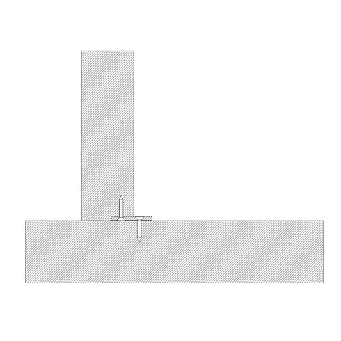 Figure 8 Fastener Heavy Duty Table Top Clips, Desktop Connector Bracket (Black) (20)