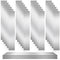Amylove 24 Pcs 304 Stainless Steel Shim Stock Metal Shims, 1" Width x 6" Length Assortment for Kitchen Trim Gap Filler