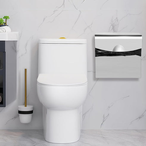 Sibosen 2 100 Pcs Sanitary Napkin Disposal Receptacle Stainless Steel Napkin Receptacle Tampon Disposal Bin