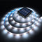 Solar LED Strip Lights Outdoor - 19.6FT 180 LED White Solar Powered Rope for Garden, Pool, Christmas