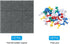 PATIKIL Felt Board Tiles, 12 Pack Self Adhesive Square Wall Bulletin Pin Board with Push Pins for Home Office Decor