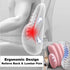 Tophacker Set Seat Cushion & Lumbar Support Pillow for Office Chair, Ergonomic Back Pillow for Sciatica Pain Relief