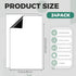 Tatuo 24 Pcs Magnetic Dry Erase Whiteboard Sheet, Flexible Stain Resistant Whiteboard Sheets for Fridge Kitchen