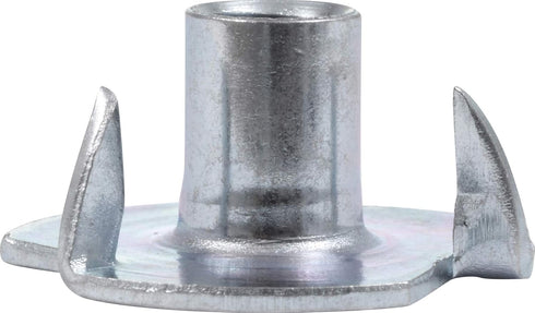 180295 10-32 Pack 100 Hillman Pronged Tee Nut, , of , Zinc