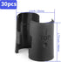 30 Pack Black Wire Shelf Clips, 1 inch Plastic Shelving Clips for Wire Shelving System, Shelf Support Clips (15 Pairs)