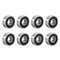 uxcell 606-2RS Deep Groove Ball Bearing 6mm x 17mm x 6mm Double Sealed High Carbon Steel Z1, 8pcs