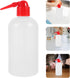 JUMPLAWN 2Pcs Graduated Narrow Mouth Wash Bottle Portable Laboratory Rinse Bottle for Lightweight and for Cleaning